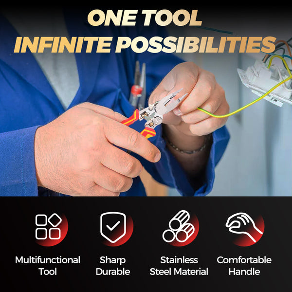 All-in-One Stripping Pliers | Perfect for Wrapping and Splitting Wire
