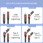 4-in-1 Anti-Tangle-Charger