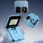 Foldable Dual-SIM Phone with 1.77-Inch HD Screen and TF Card Slot