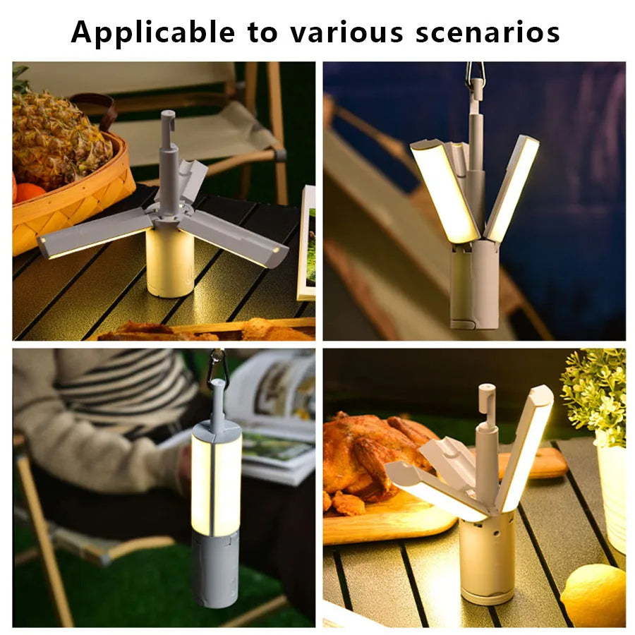 Folding Camping Lantern with 3 Light Modes