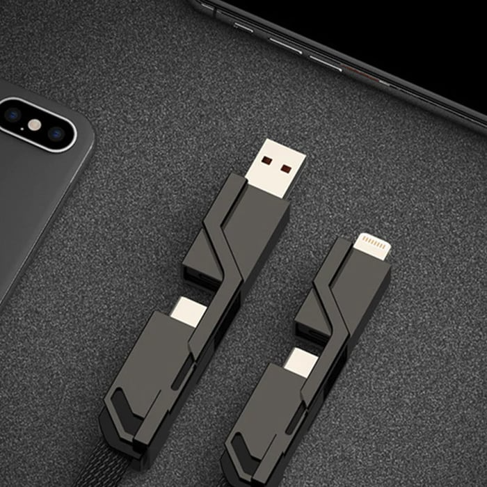 4-in-1 Anti-Tangle-Charger
