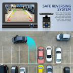 4" Touch Screen Front and Rear Dash Cam