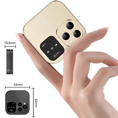 Foldable Dual-SIM Phone with 1.77-Inch HD Screen and TF Card Slot