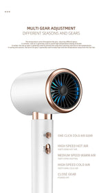 High-performance hair dryer 2400W with cold and warm air function - Ion technology
