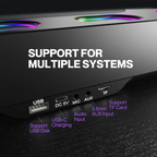 Bluetooth Desktop Speaker with RGB Effects