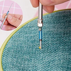 Stick and punch needle