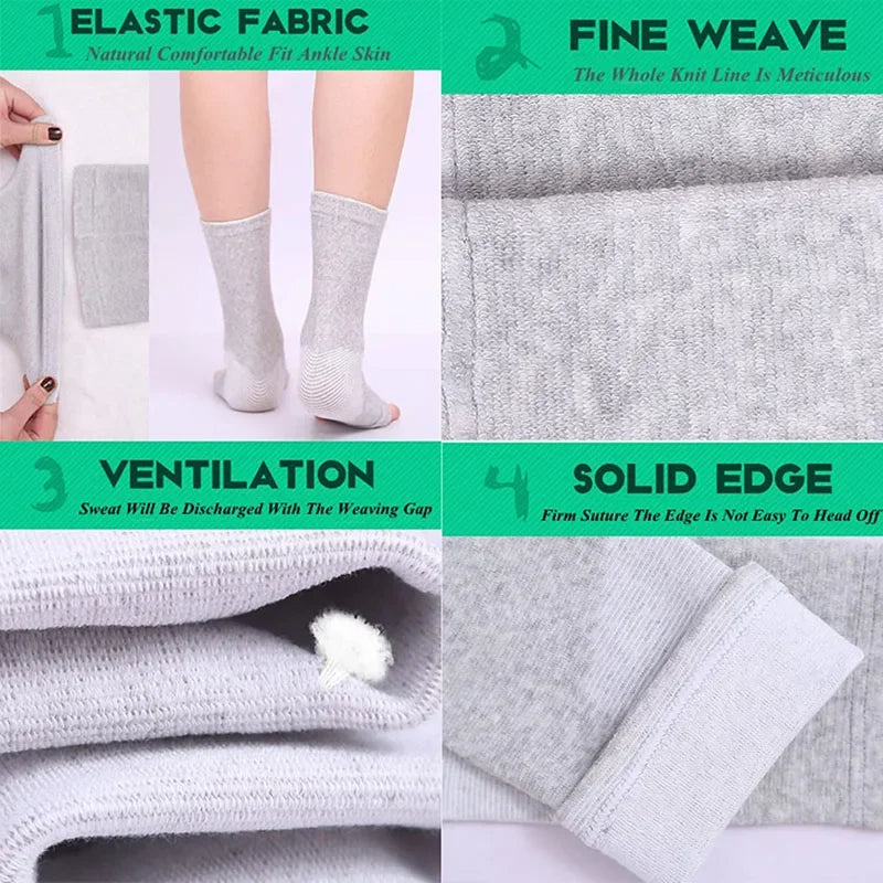 1 Pair Bamboo Foot Sleeves Compression Socks