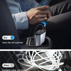 Foldable Car Charger with USB-C and USB-A – 120W Fast Charging