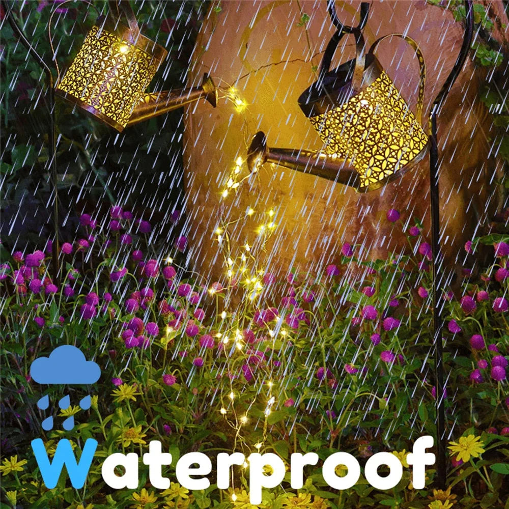 Solar Watering Can Light