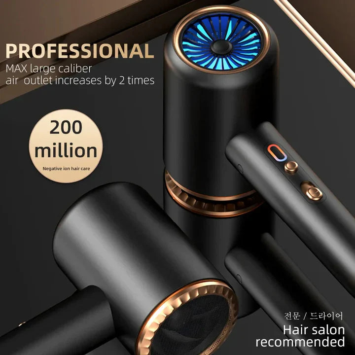 High-performance hair dryer 2400W with cold and warm air function - Ion technology