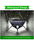 Versatile solar light - Weatherproof LED outdoor lamp with motion sensor