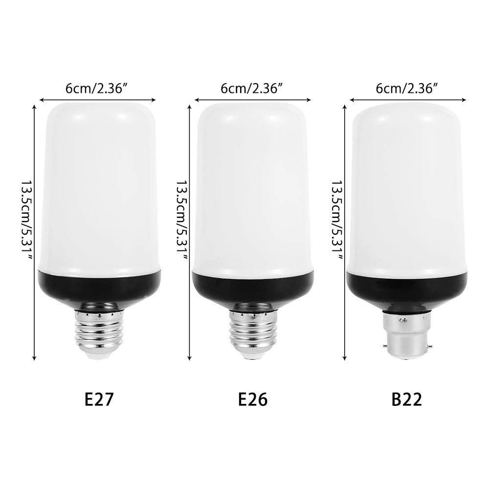 LED FLAME LIGHT PARTY LAMP - 4 MODES SIMULATION FIRE