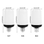 LED FLAME LIGHT PARTY LAMP - 4 MODES SIMULATION FIRE