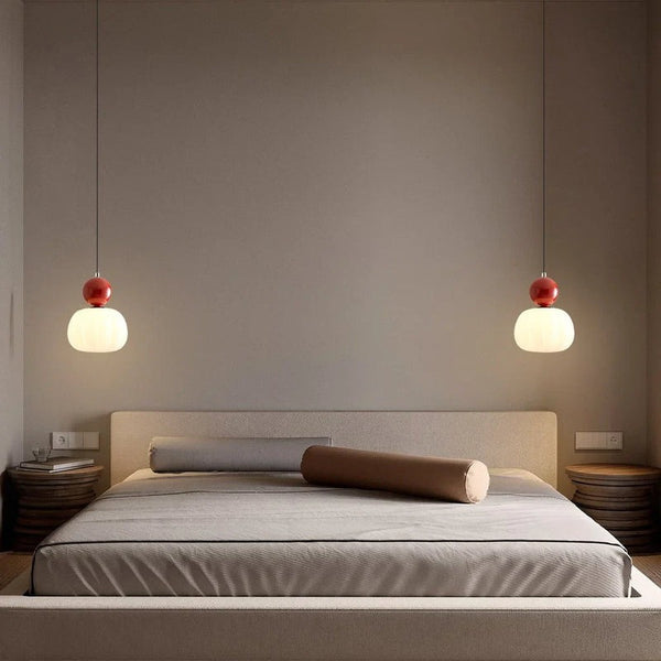 Art Deco Pendant Lamp in Cream Shade – Style and Sophistication
