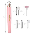5-in-1 Electric Nail Care Device – Portable Manicure Tool with LED Light
