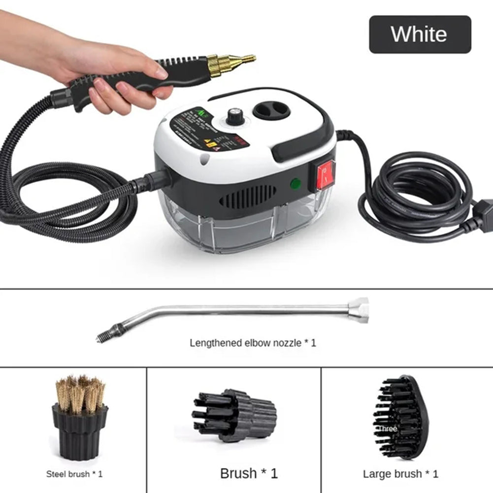 2500W HIGH PRESSURE STEAM CLEANER - 6 SETTINGS FOR HOME & KITCHEN
