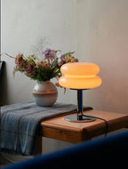 DESIGNER GLASS TABLE LAMP - AMBIENT LED LAMP FOR BEDROOM AND STUDY