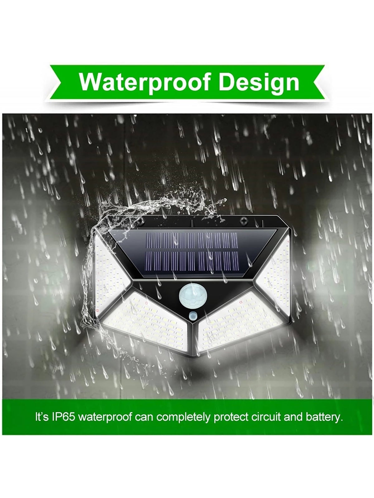 Solar LED Garden Light with Motion Sensor