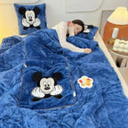 Luxury blanket and cushion set for ultimate comfort