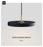 Futuristic Metal LED Suspension Lamp