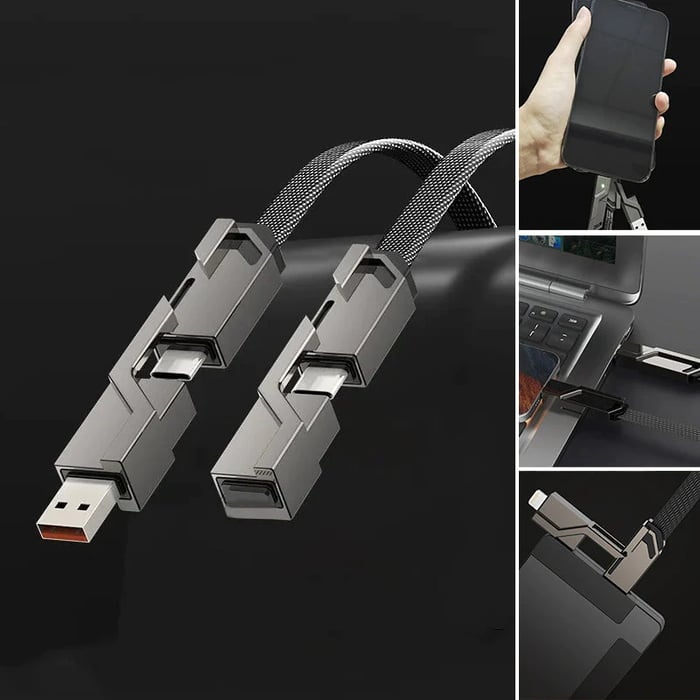 4-in-1 Anti-Tangle-Charger