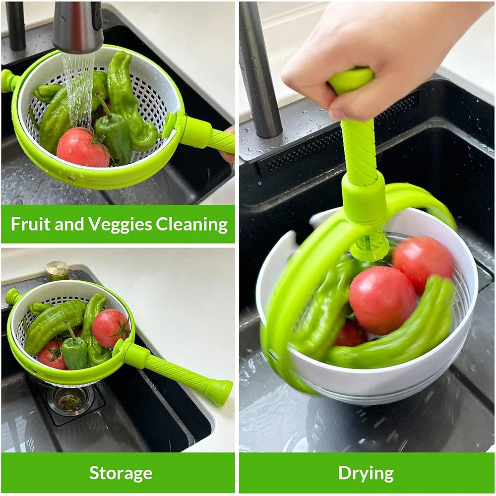 2 in 1 Salad Spinner Colander