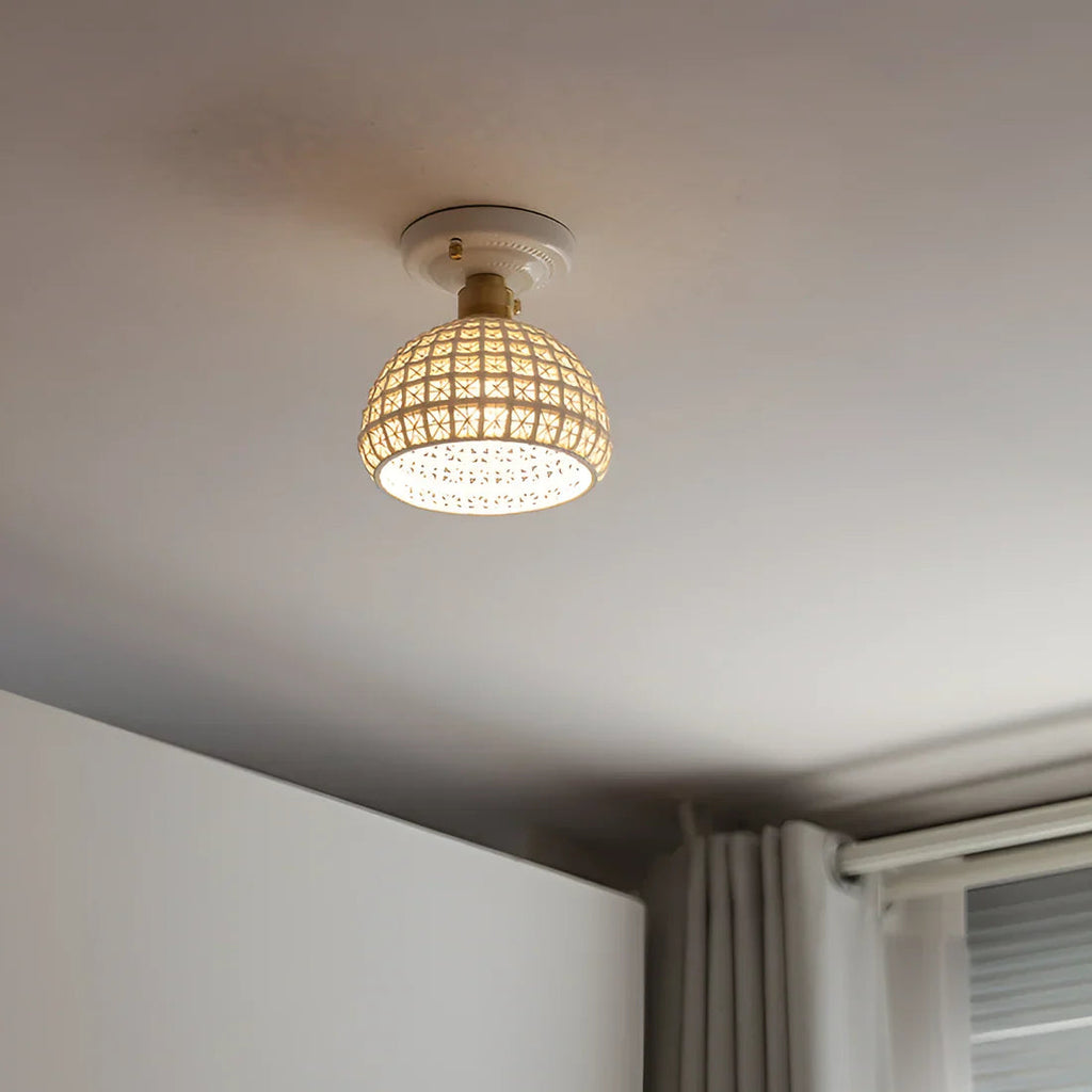 Nordic Ceramic Ceiling Lamp