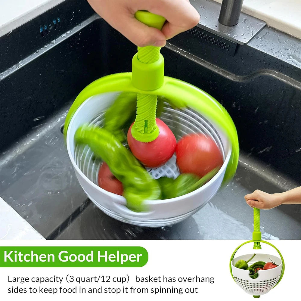 2 in 1 Salad Spinner Colander