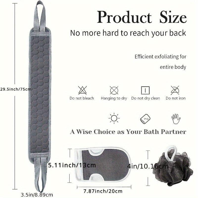 Exfoliating Body Scrubber Set