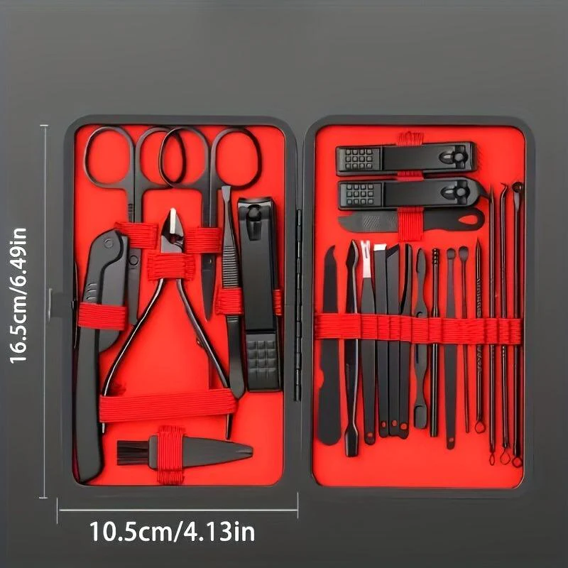 Black Nail Clippers Kit