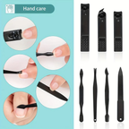 Black Nail Clippers Kit