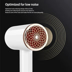 High-performance hair dryer 2400W with cold and warm air function - Ion technology