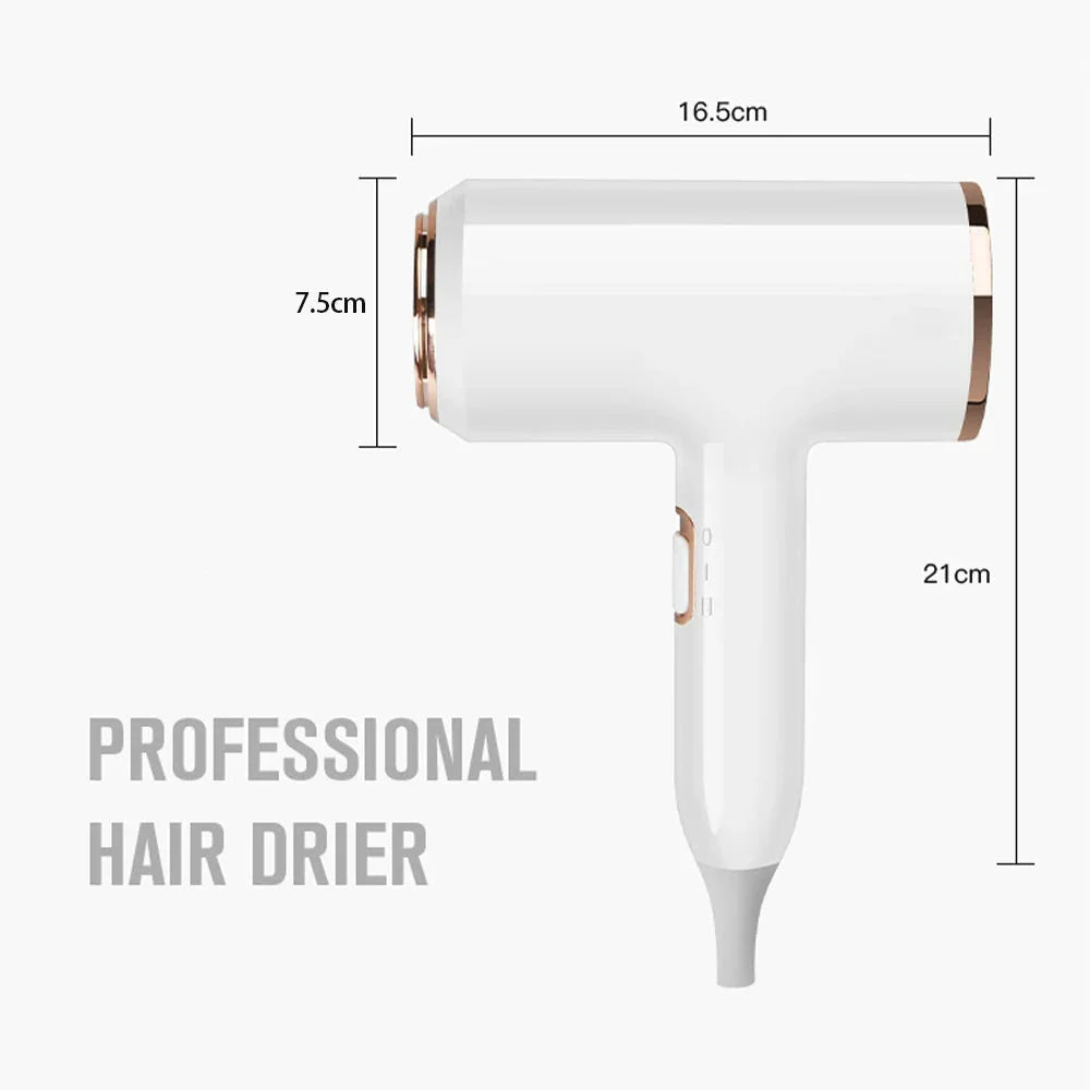 High-performance hair dryer 2400W with cold and warm air function - Ion technology