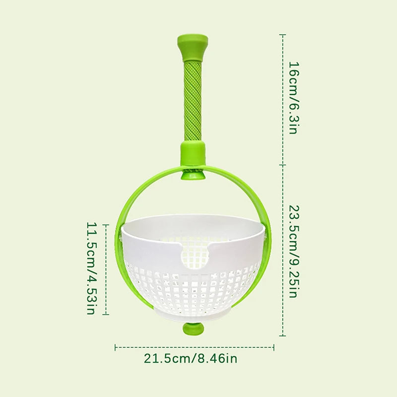 2 in 1 Salad Spinner Colander