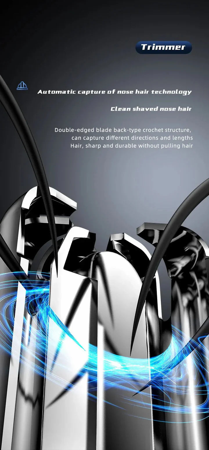 Professional painless nose and ear hair trimmer for men and women