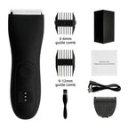 Men's body hair trimmer and women's razor with bikini attachment