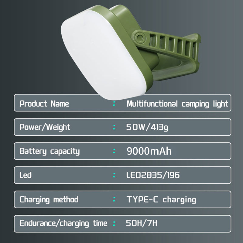 Rechargeable LED Camping Lamp with Magnets