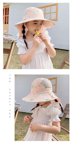 Children's Sun Hat with UPF 50+ - Adjustable Chin Straps and Wide Brim