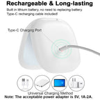 Mini LED 10x Magnification Cosmetic Mirror with Various Light Settings, USB Rechargeable