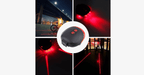Laser LED Rear Light for Bicycles – Ride in Style!