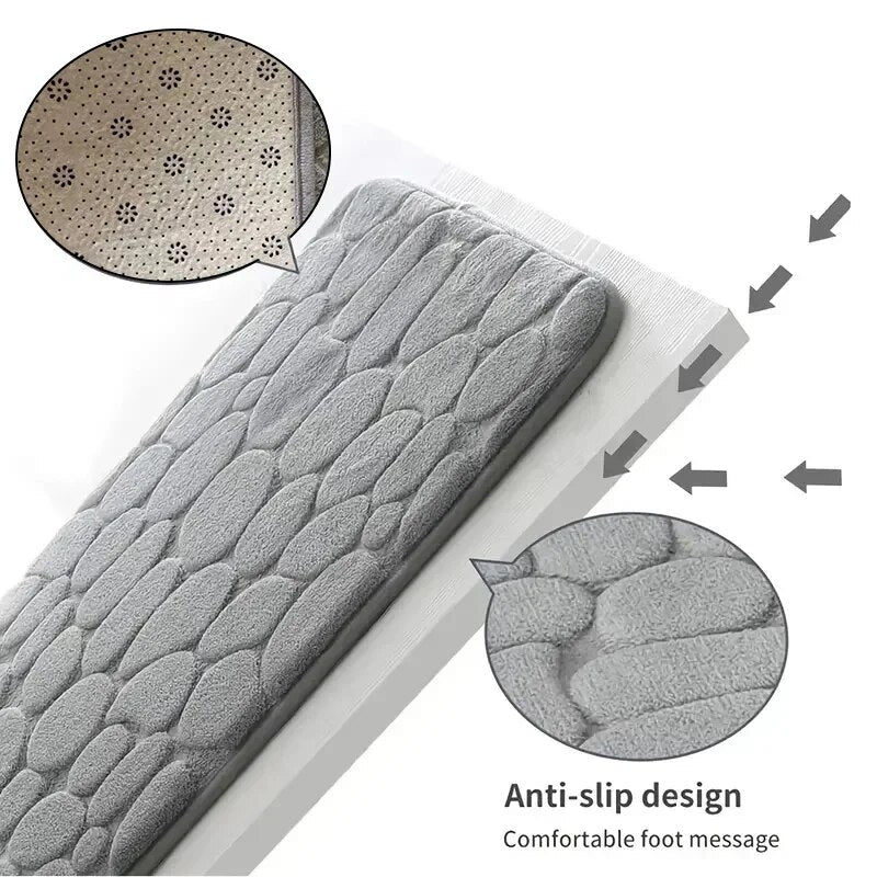 Memory Foam Non-Slip Bath Mat And Living Mat