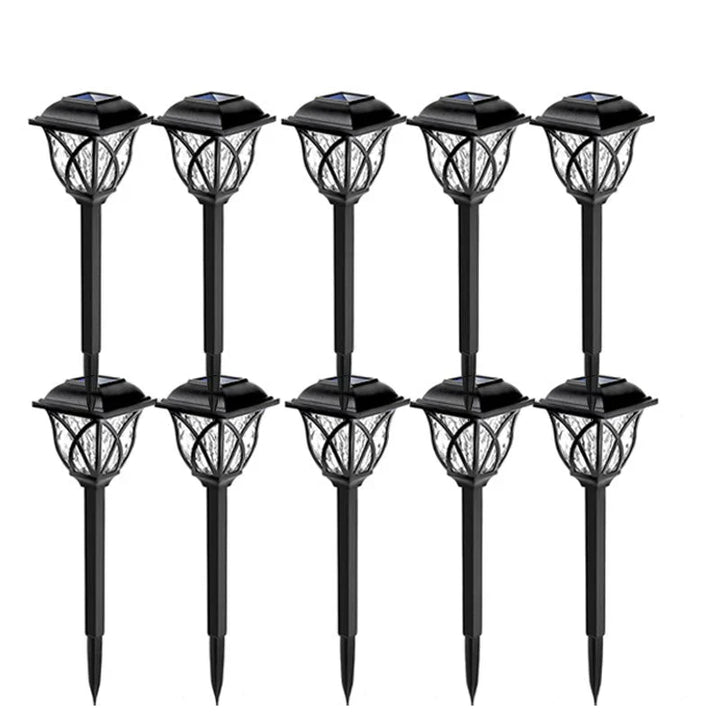 Solar Garden Lighting with Natural Charm – Elegant Lamps for Outdoor Use