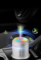 Compact Humidifier with Aromatherapy USB-Powered for Car and Bedroom