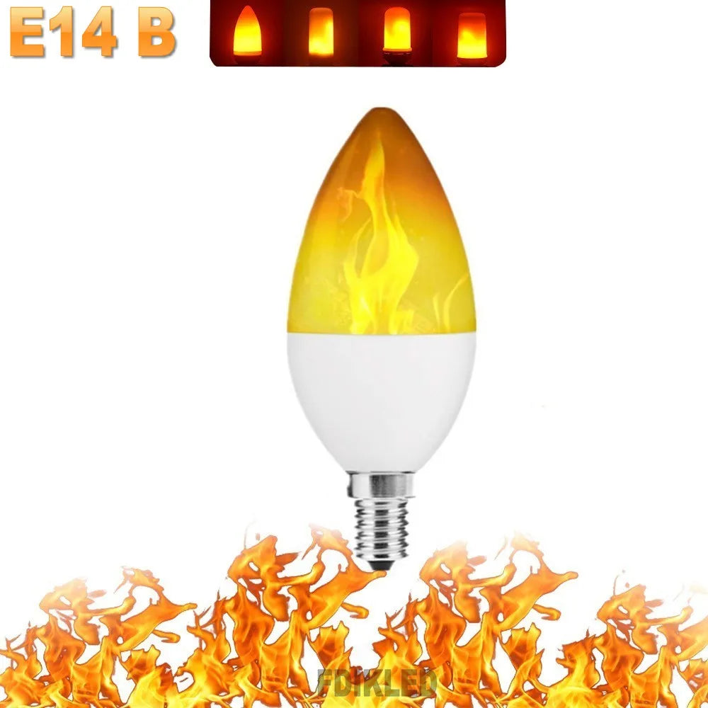 LED Party Lamp with 4 Fire Modes