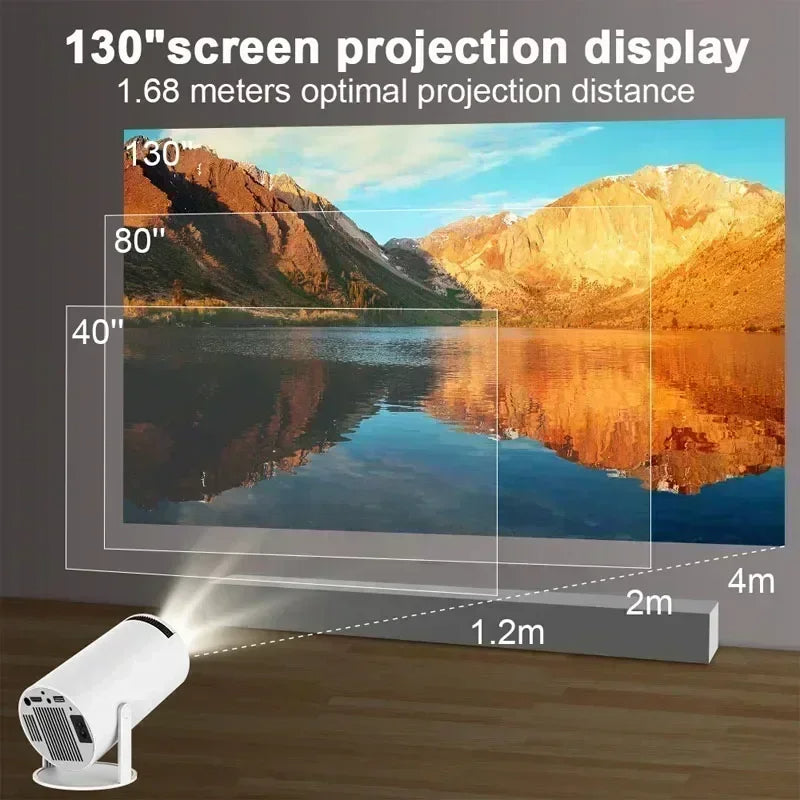 Home Theater 4K Projector for Gaming and Outdoor Movies