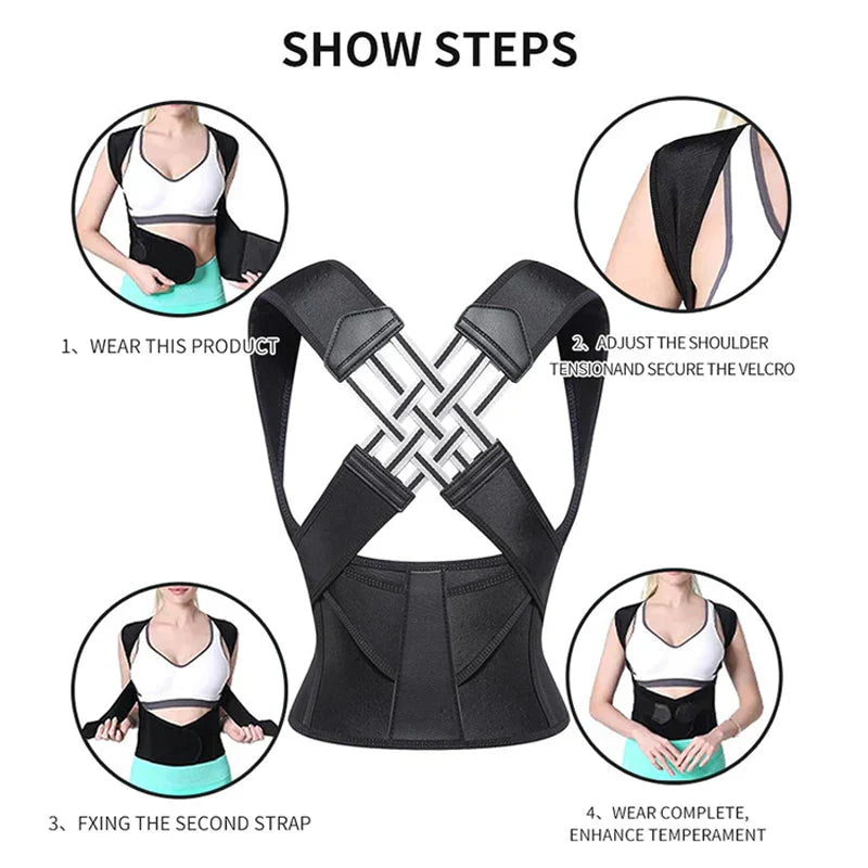 Adjustable back stabilizer for women and children