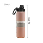 Insulated Stainless Steel Water Bottle with Phone Holder – 750ml