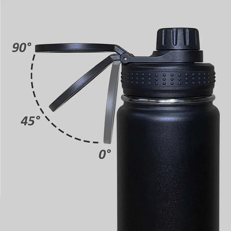 Insulated Stainless Steel Water Bottle with Phone Holder – 750ml