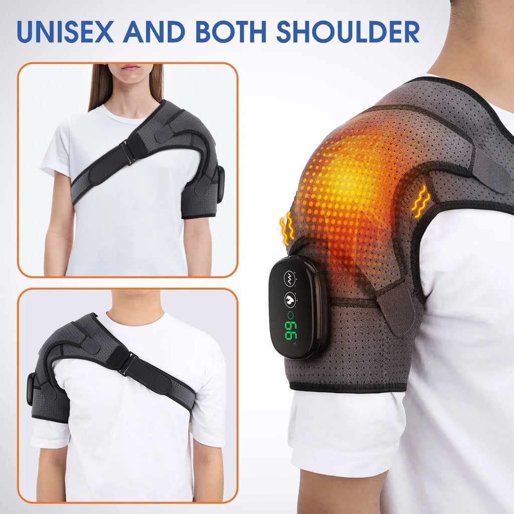 Shoulder Massager with Heat and Vibration Massage