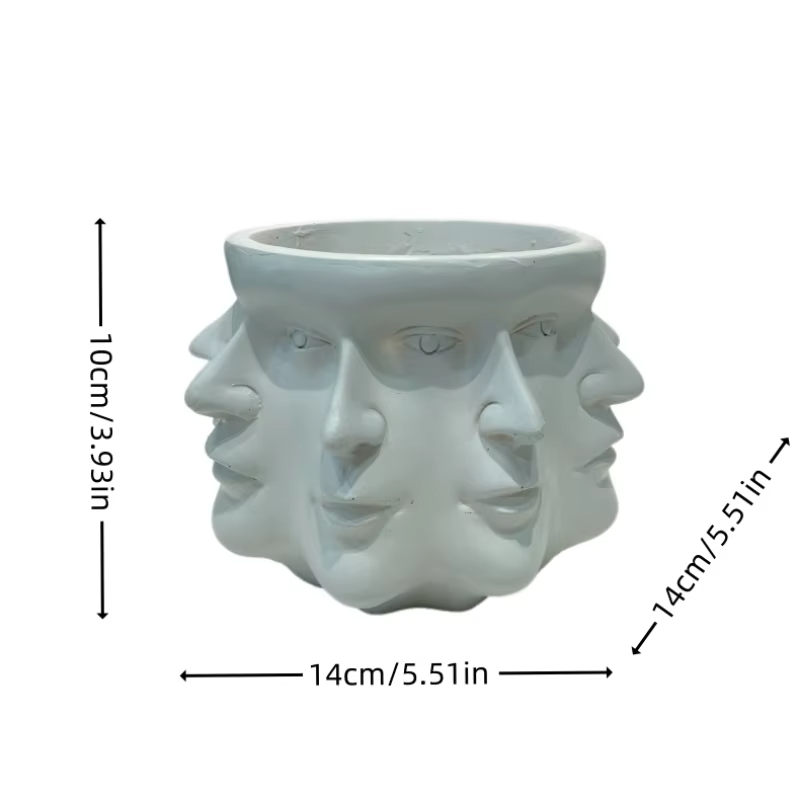 Modern Face Design Pot